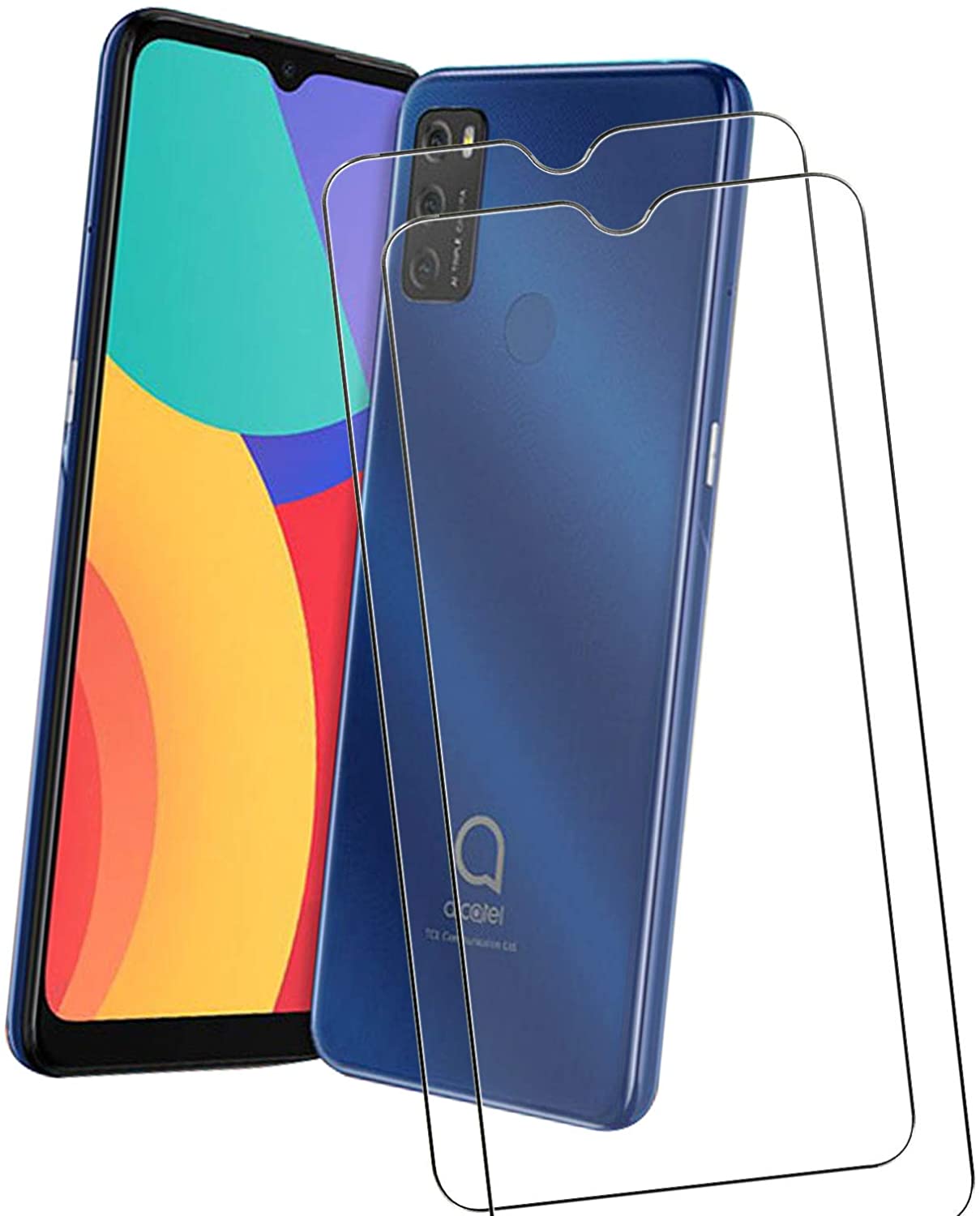 (Lot de 2) Protecteur d'écran en verre trempé pour ZTE Blade A7P (Lot de 2) Protecteur d'écran en verre trempé pour ZTE Blade A7P